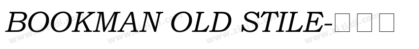 BOOKMAN OLD STILE字体转换